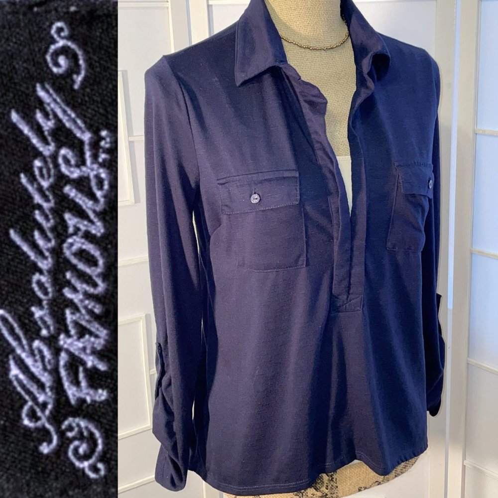 Absolutely Famous Navy Pullover
